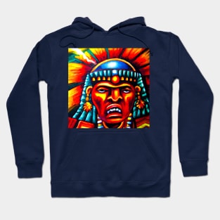 Aztec Warrior Colorful Hoodie